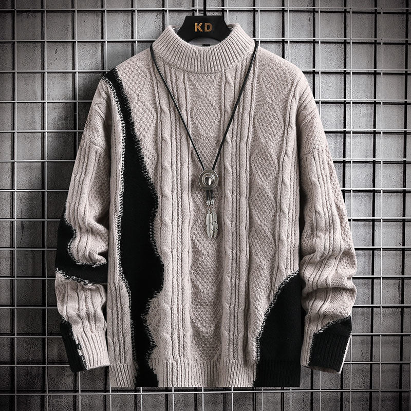 Autumn And Winter Jacquard Warm Sweater