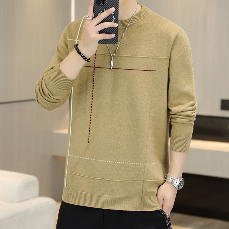 Men's Round-neck Versatile Sweater