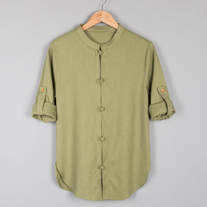 Men's Cotton Linen Shirt