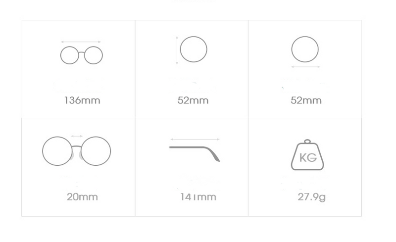 New anti-Blu-ray glasses retro glasses round frame metal flat mirror