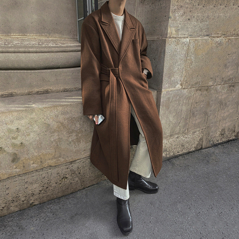 Double-sided Tweed Trench Coat