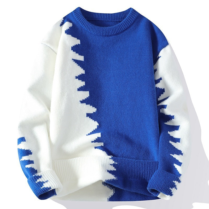 Round Neck Warm Men's Sweater