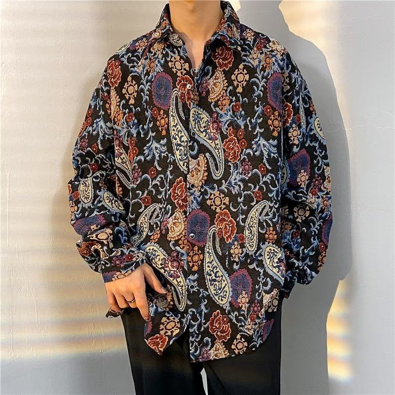 High Street Stitching Plaid jacket For Men