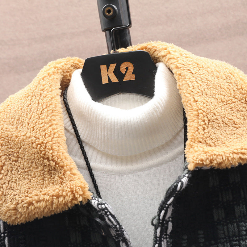 Lambswool Thickened Men's jacket