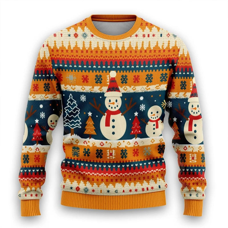 Personalized Christmas Thick Needle Sweater