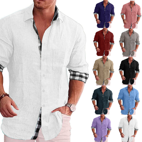 Men's Casual Long Sleeve summer shirt