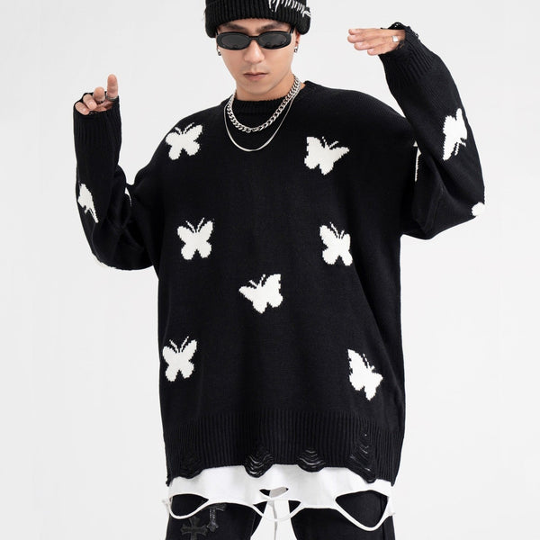 Lazy Wind Round Neck Couple's Sweater