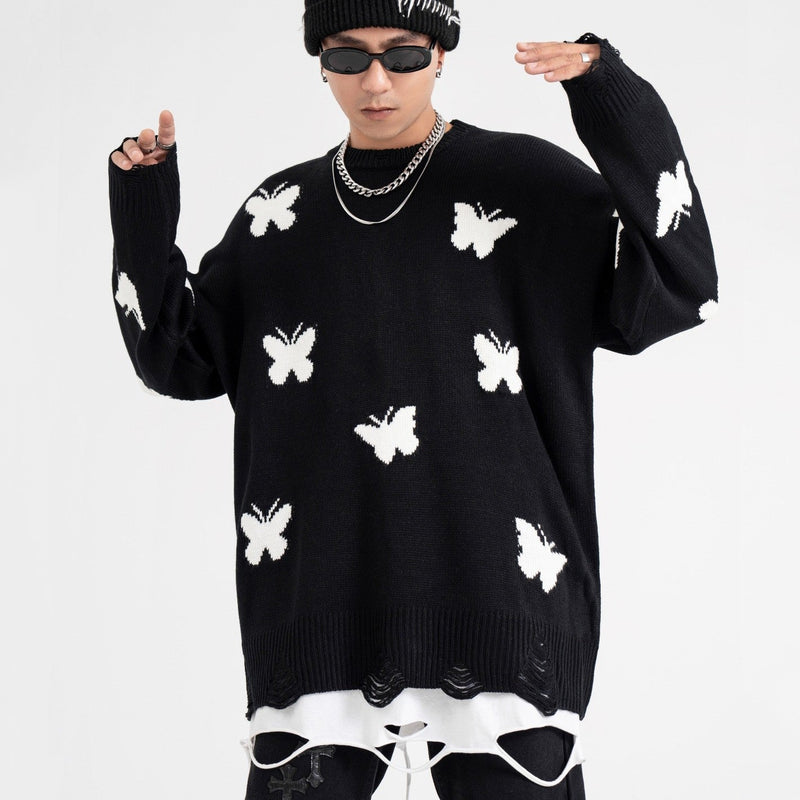Lazy Wind Round Neck Couple's Sweater