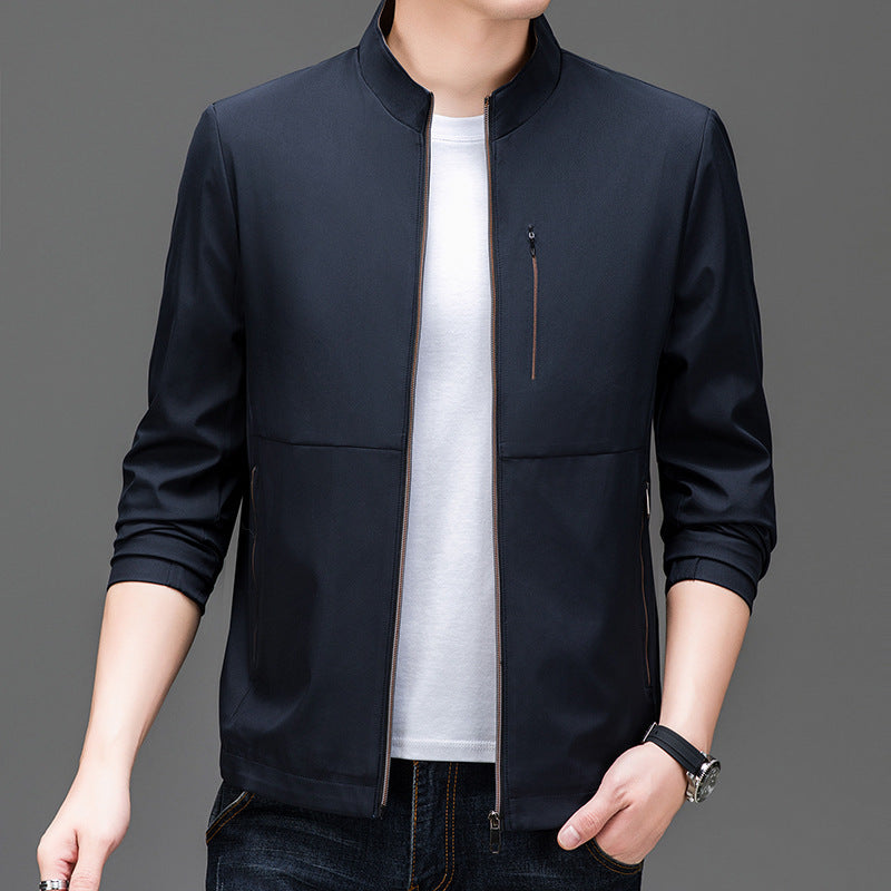 Men's Solid Color Jacket