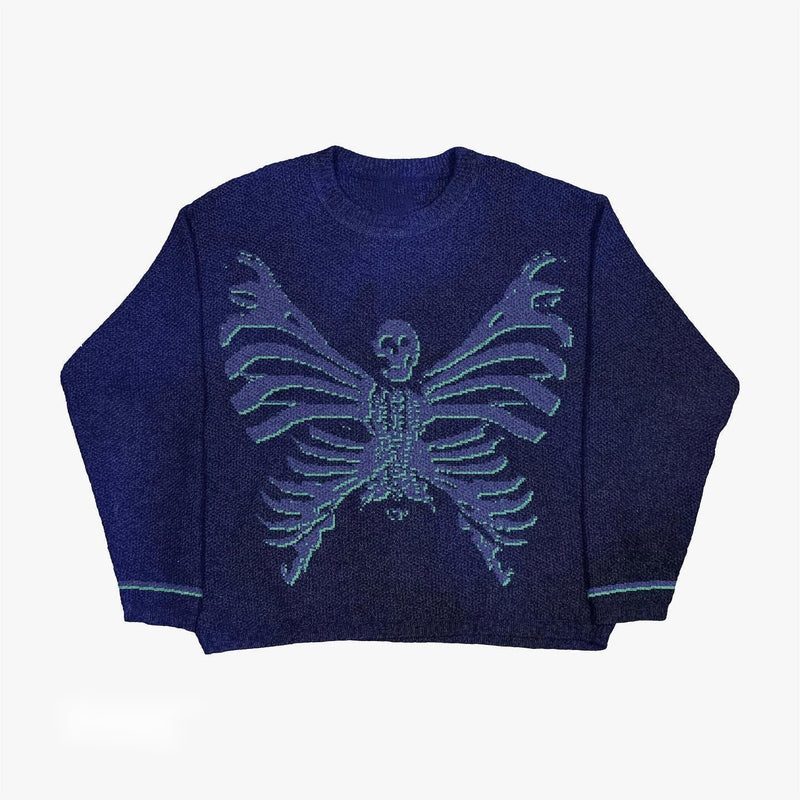 Men's Creative Pattern Printing Loose Casual Sweater