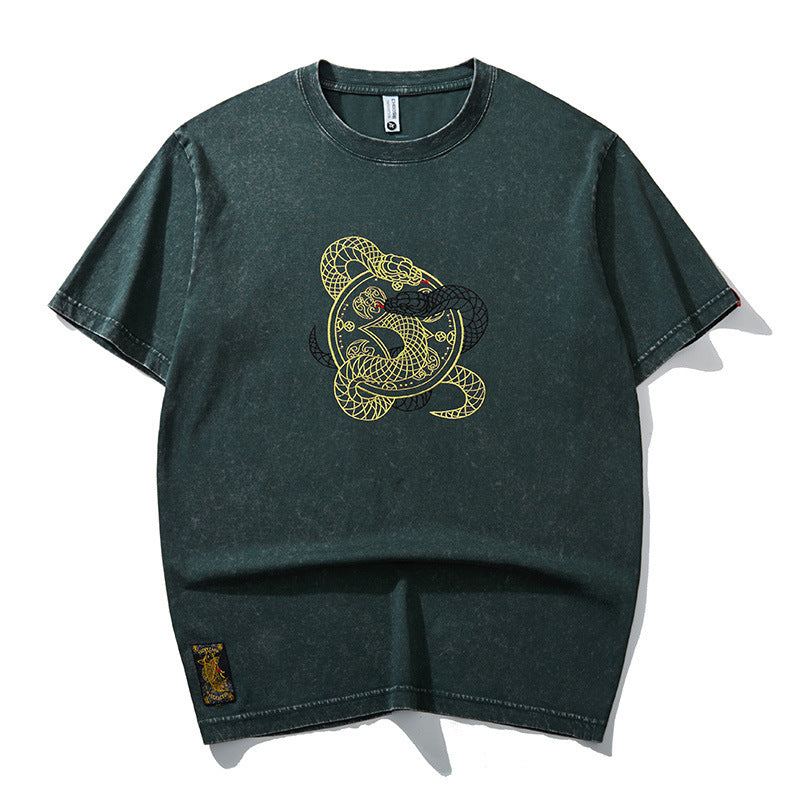 Heavy Spring And Summer Loose Men's T-shirt