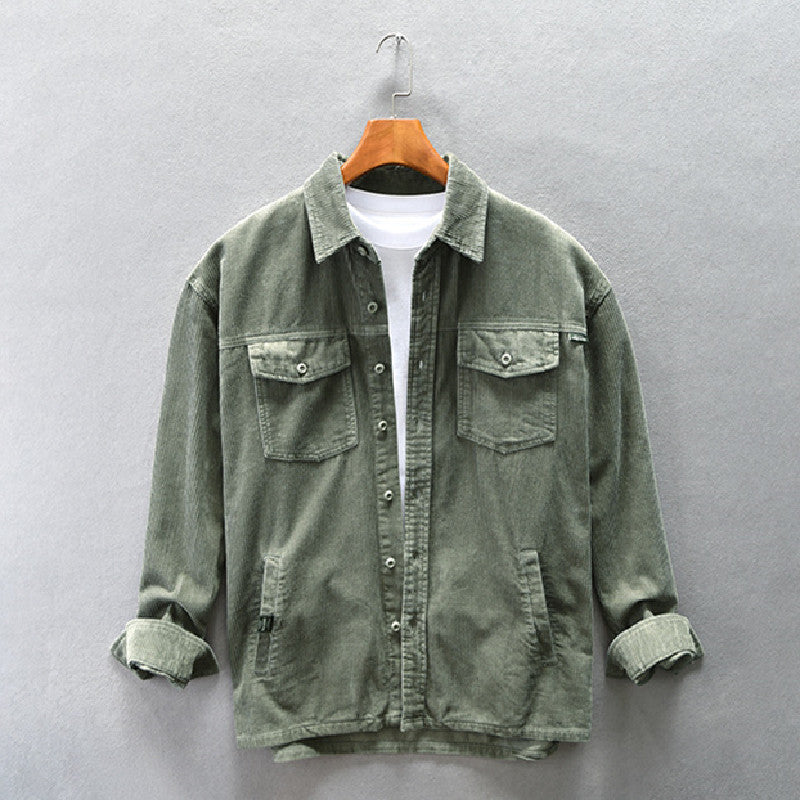 Personalized Men's Shirt Jacket
