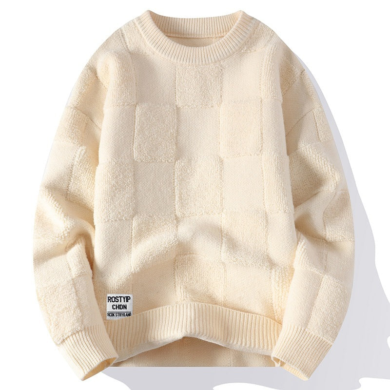 Round Neck Sweater Men