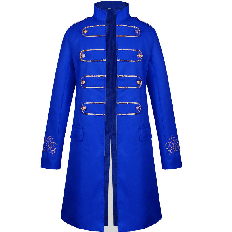 Men's Halloween Embroidered stage coat