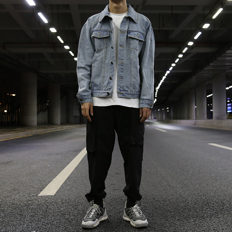 Men's Grey Denim Jacket