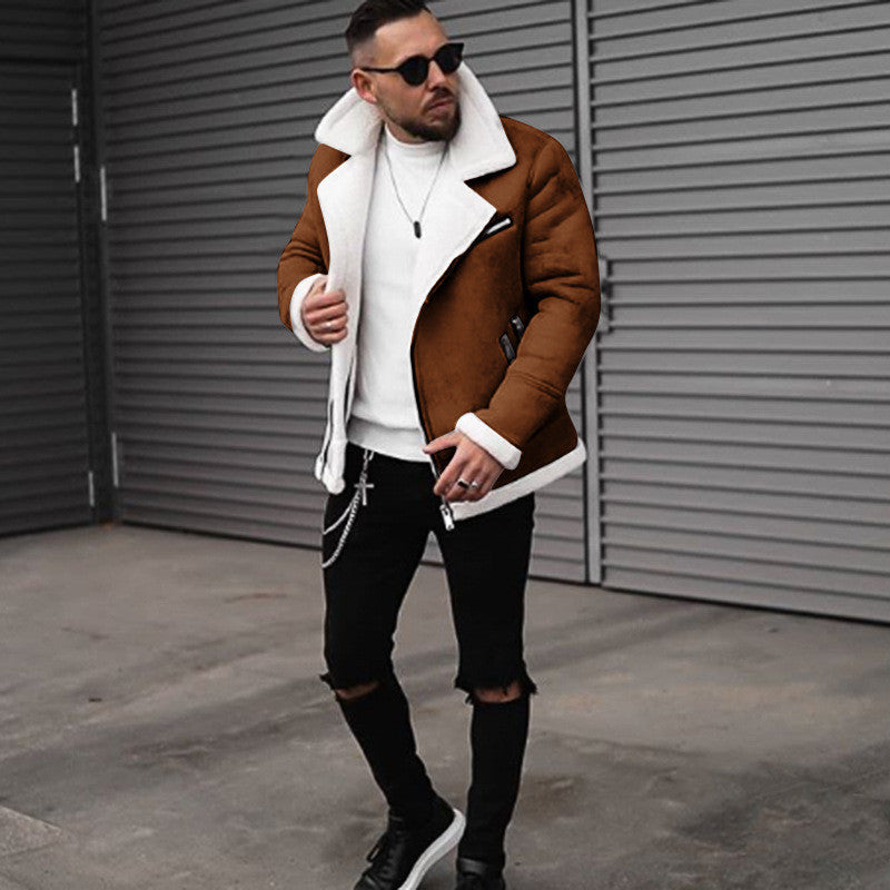 Lapel Warm Jacket