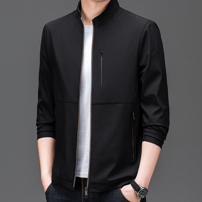 Men's Solid Color Jacket