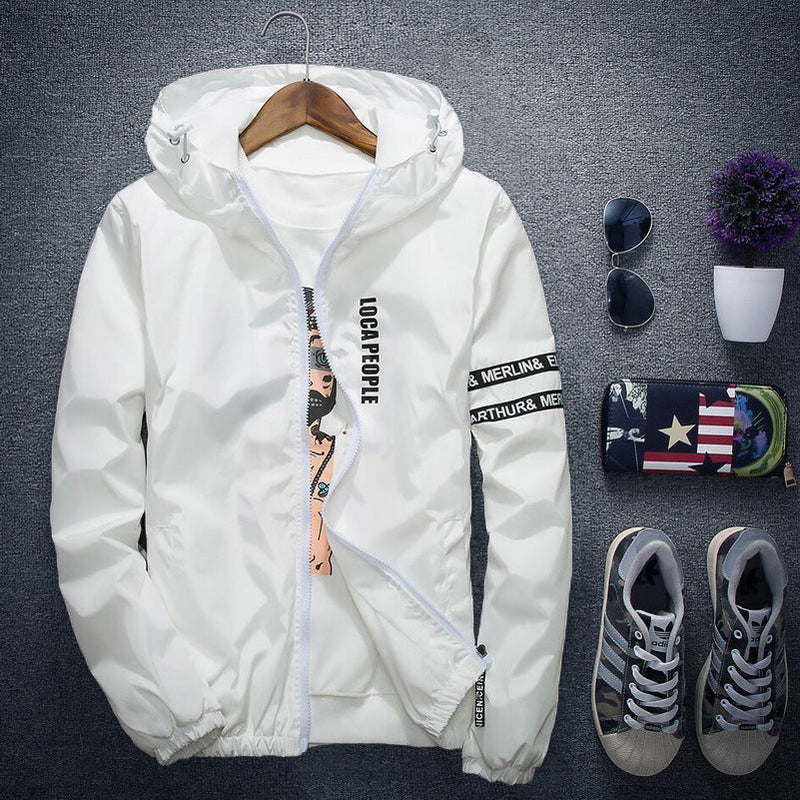 Men's Hooded Light Weight Jacket
