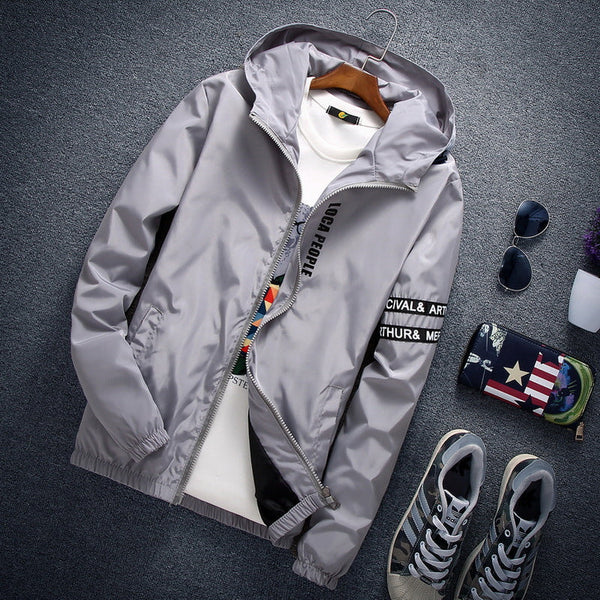 Men's Hooded Light Weight Jacket