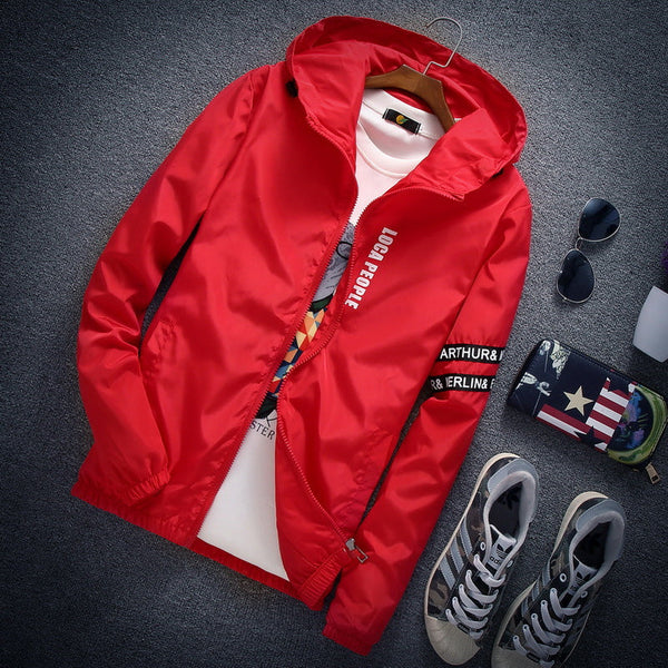 Men's Hooded Light Weight Jacket