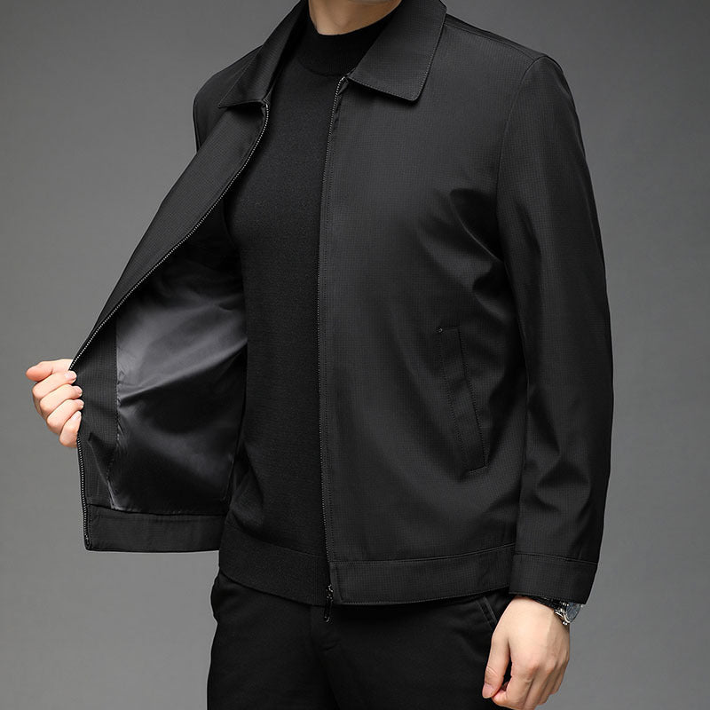 Middle-aged Autumn Lapel Slim Fit Business Casual Jacket