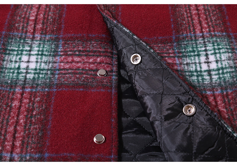 Hooded Flannel Shirt Jacket