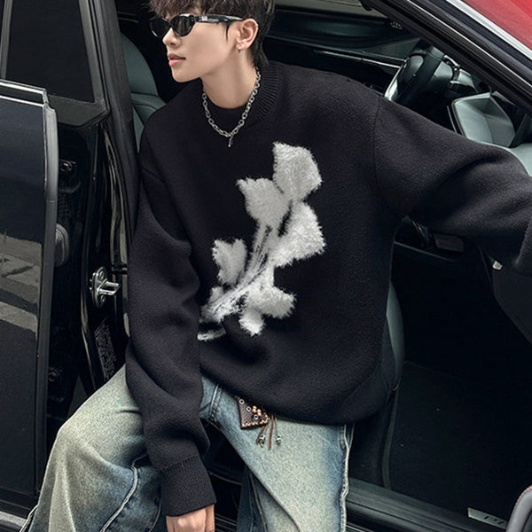 Autumn And Winter American Retro Brocade Sweater