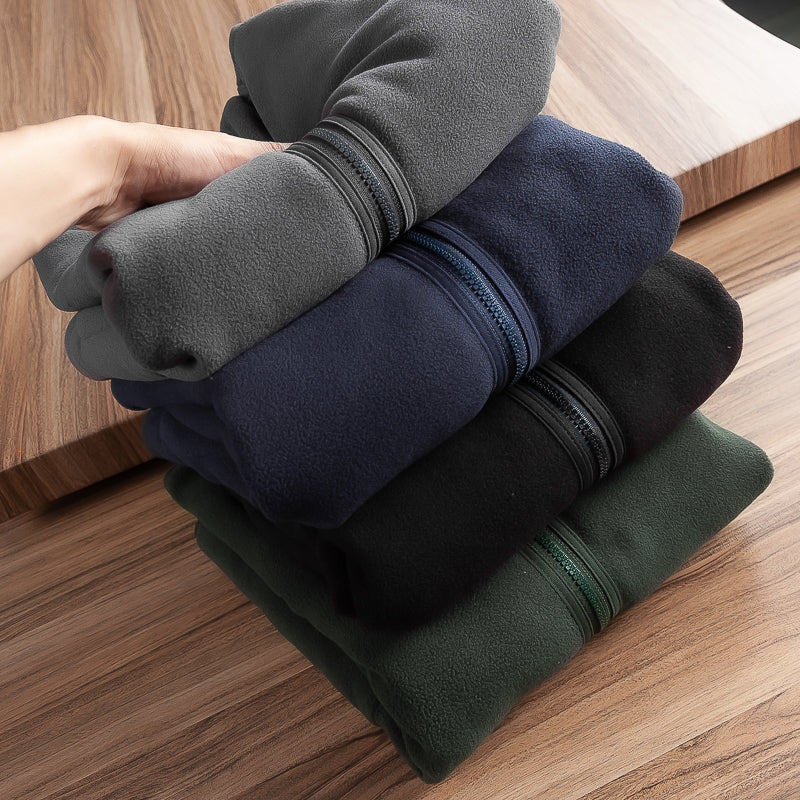 Outdoor Coral Fleece Double-sided Fleece Hooded Jacket