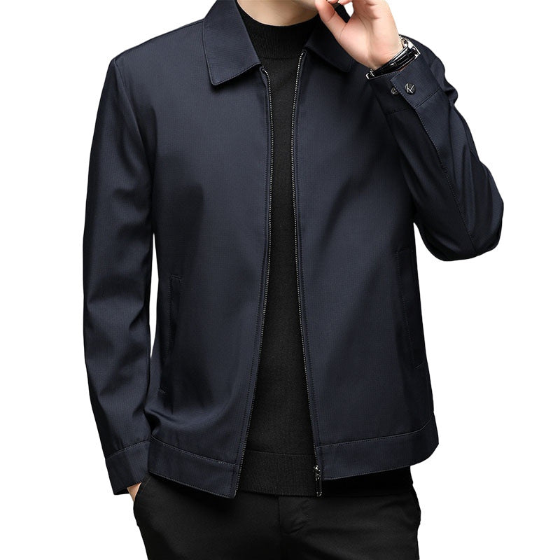 Middle-aged Autumn Lapel Slim Fit Business Casual Jacket