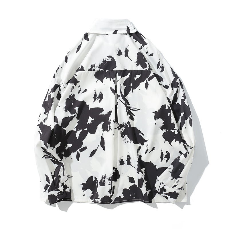 floral Long-sleeved shirt