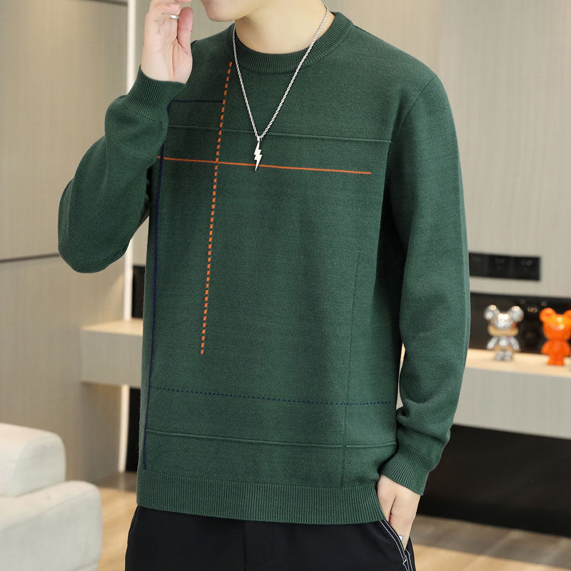 Men's Round-neck Versatile Sweater