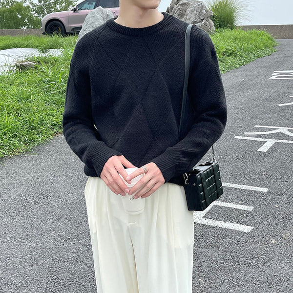 New Autumn Winter Round Neck Long Sleeve Knit Tops