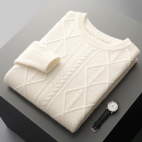 Thick Loose Twist Base Cardigan Sweater
