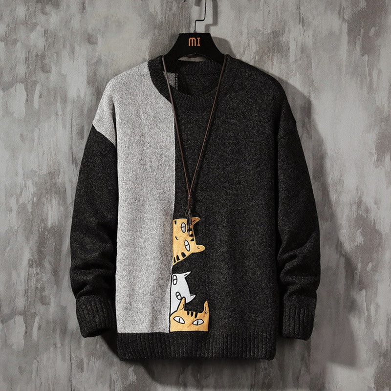 Thick Knitted Sweater for men
