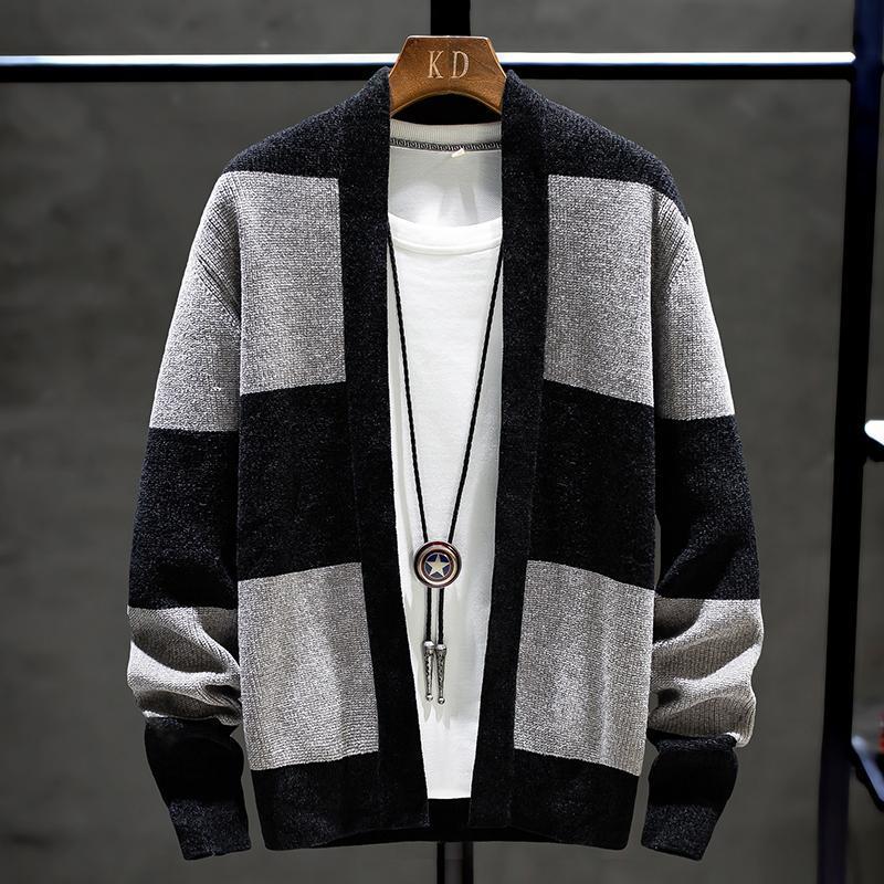 Men Korean Thick Knitted Coat For Men