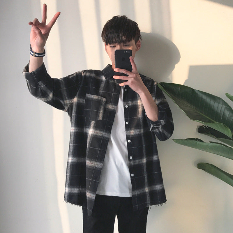 Loose And Versatile Student Handsome Shirt
