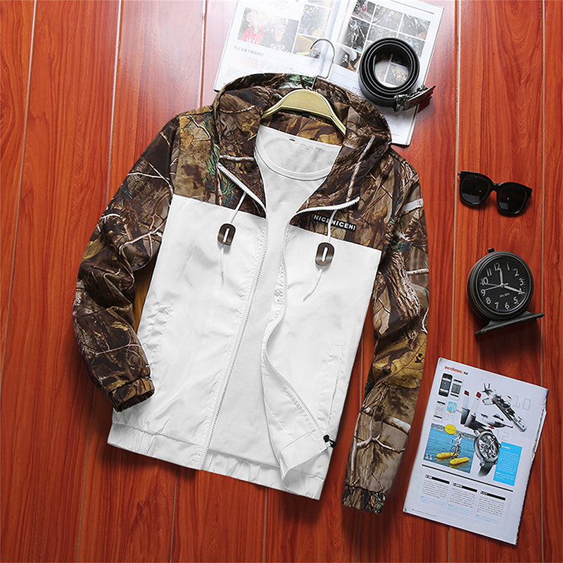 Floral Jacket Men Slim Fit Flowers Pilot Jacket