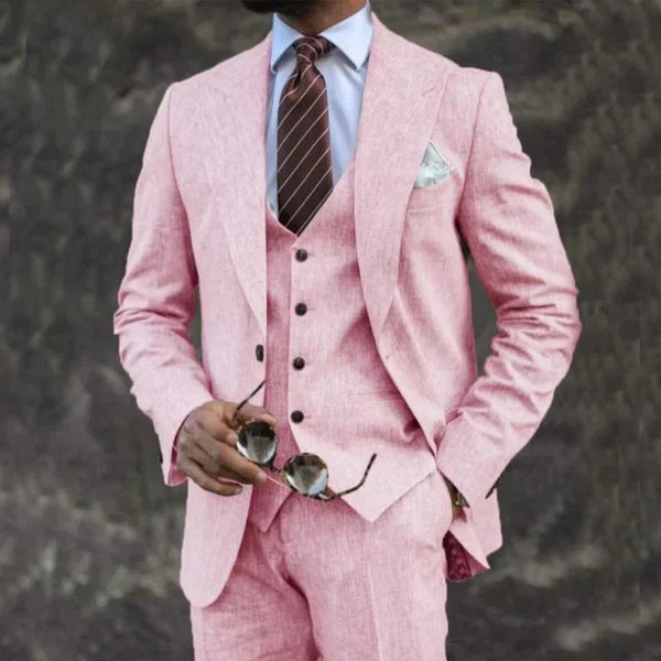 Business Casual Three-piece Suit Men