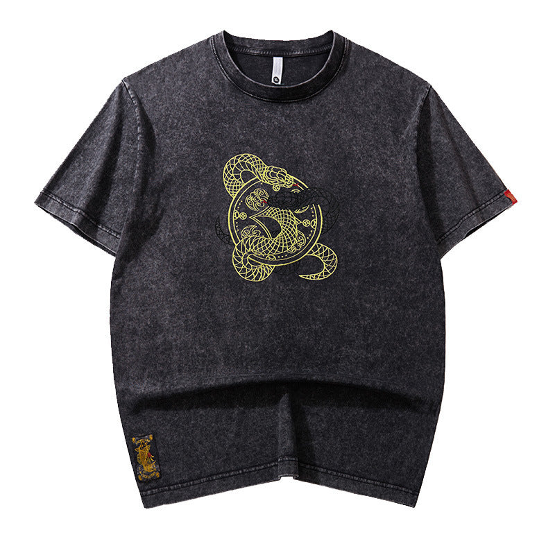 Heavy Spring And Summer Loose Men's T-shirt