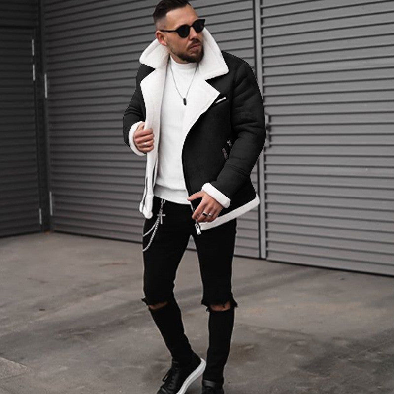 Lapel Warm Jacket