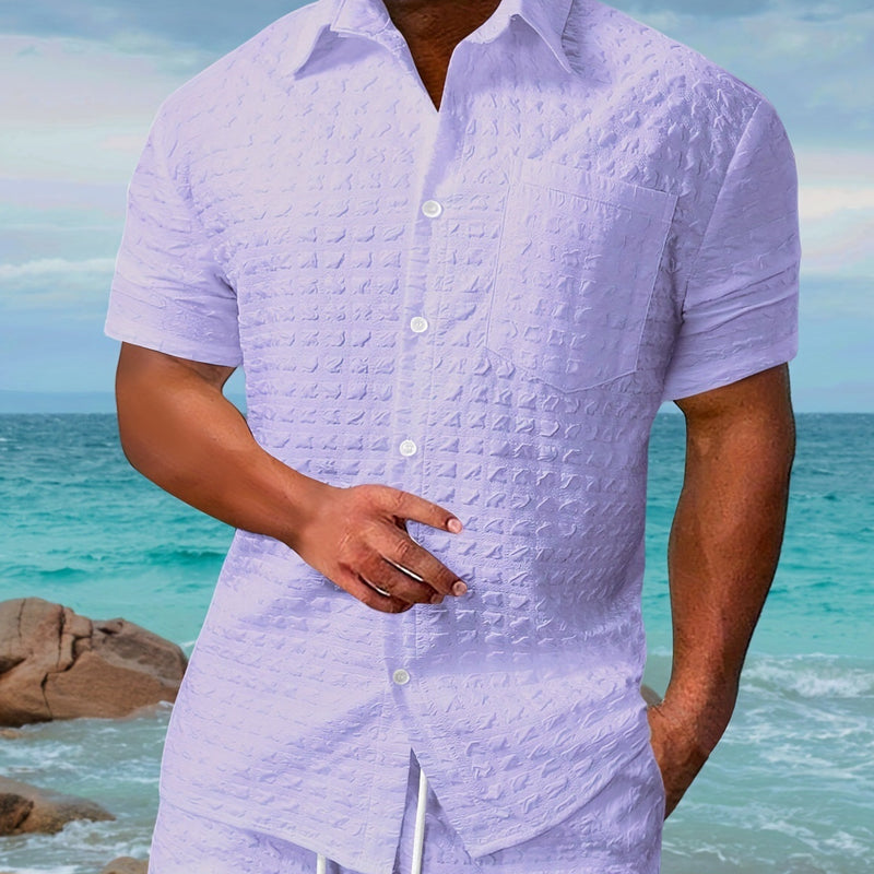 Men's Suit Printing Outdoor summer set