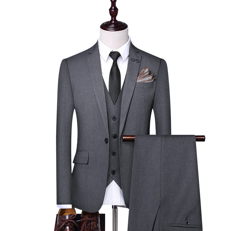 Men's Spring And Autumn Business Groom Banquet Marriage Dress suit