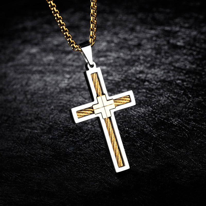 Cross Necklace Men