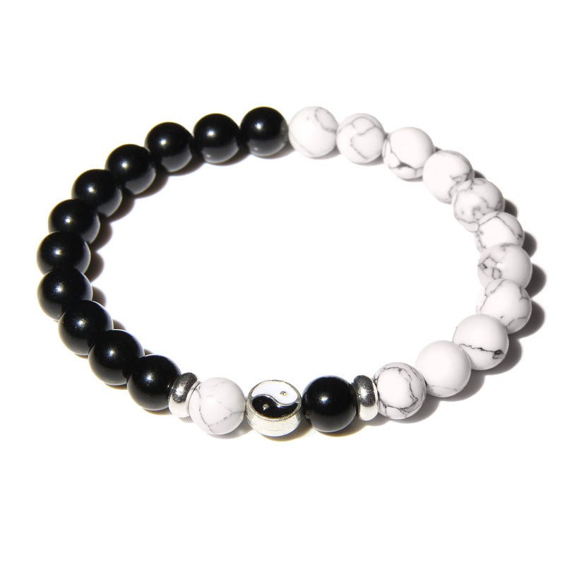 Natural Stone Turquoise Beads Bracelet Men