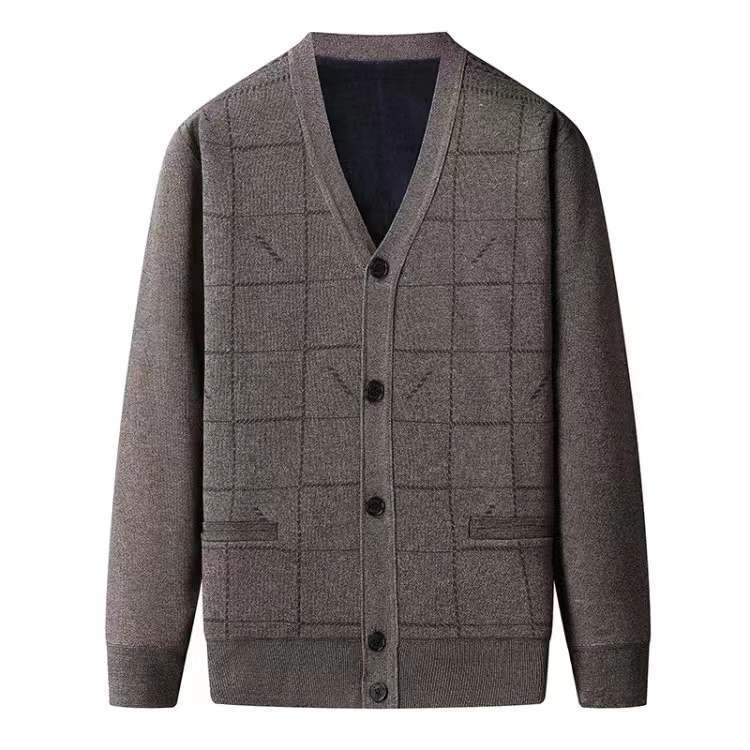 Spring And Autumn Men's Long Sleeve Plus-sized Oversized Sweater