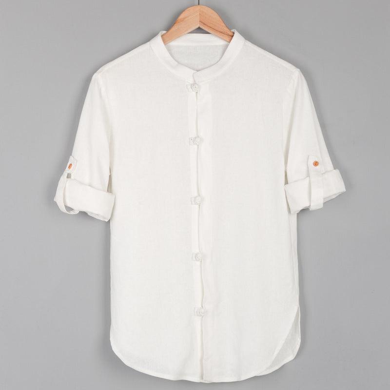 Men's Cotton Linen Shirt