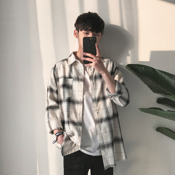 Loose And Versatile Student Handsome Shirt
