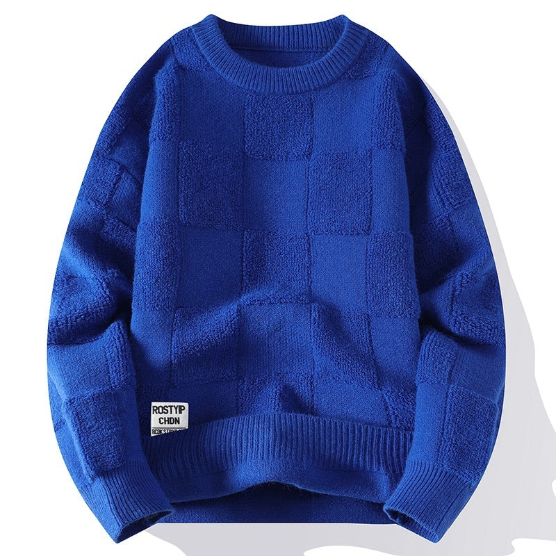 Round Neck Sweater Men