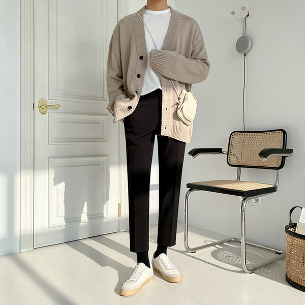 Trendy And Handsome New Men's Sweater Knitted Jacket