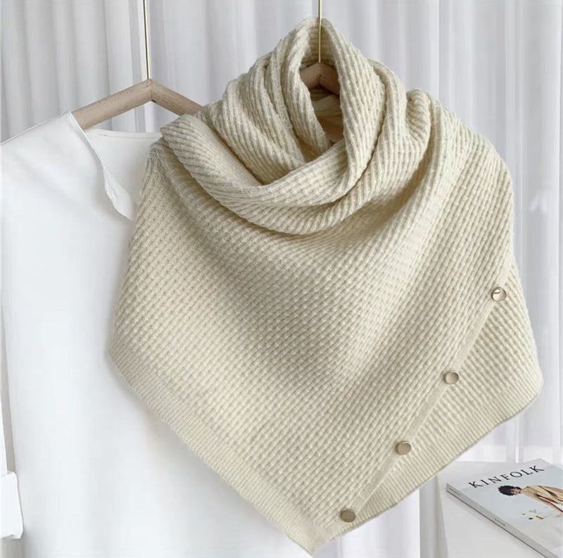 Cashmere Snood Cape Sleeveless Waistcoat